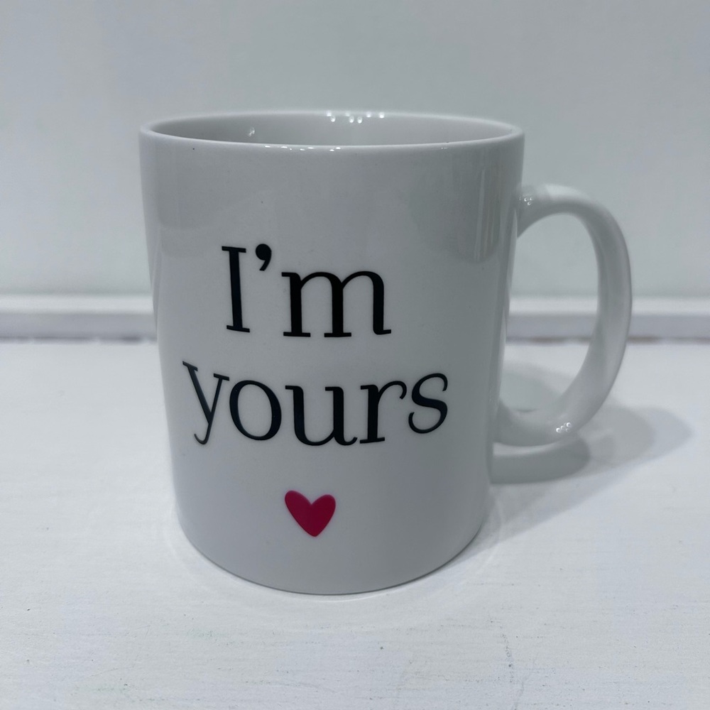 Indigo White Dishwasher & Microwave Safe I’m Yours ❤️‎ Coffee/Tea Mug